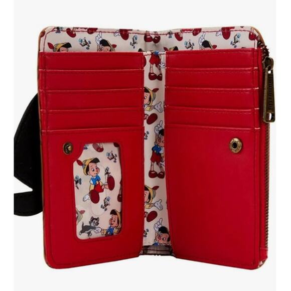 Loungefly Pinocchio Flap Wallet - Picture 6 of 8